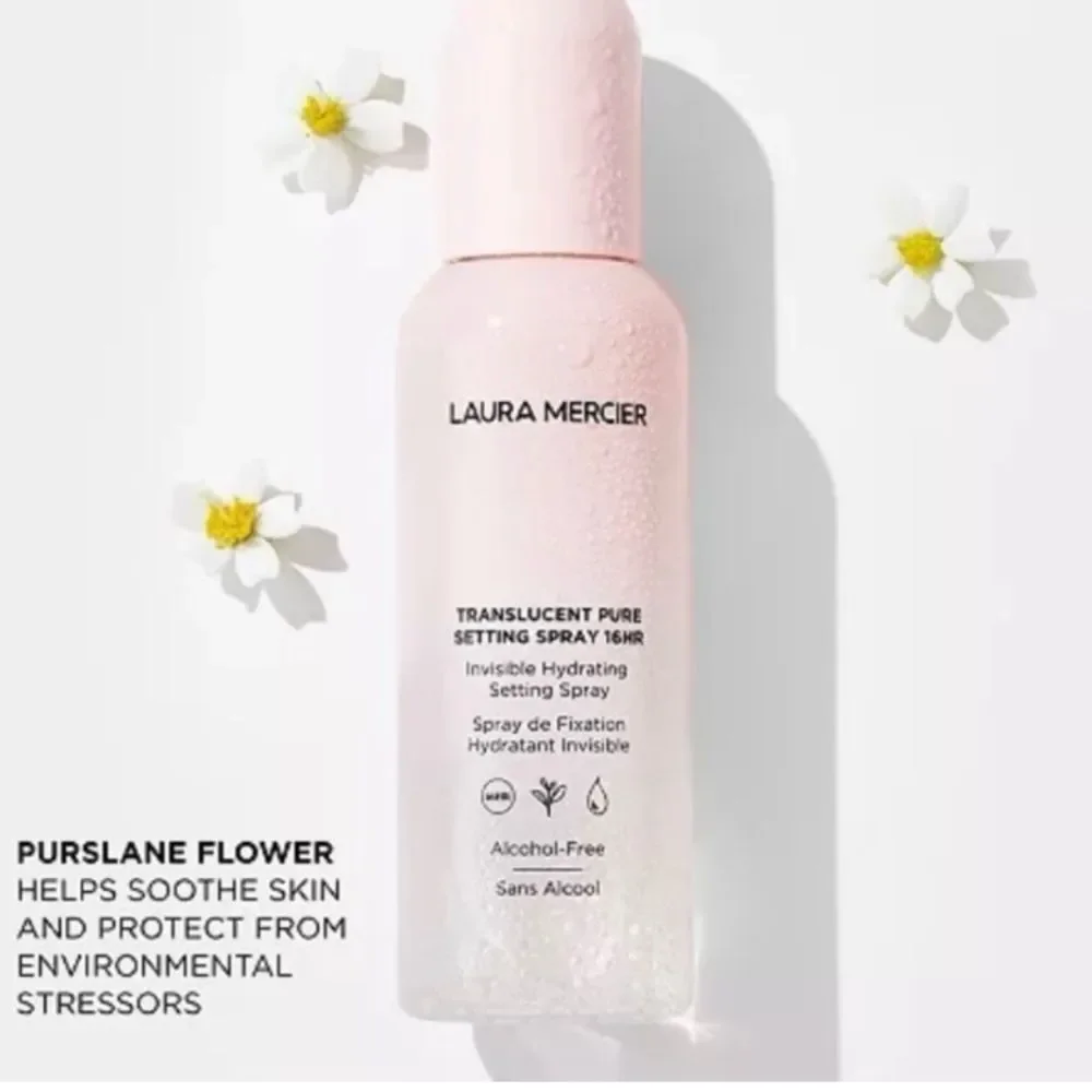 LAURA MERCIER NWT Translucent Pure Hydrating Setting Spray Makeup Fix 16hr NIB